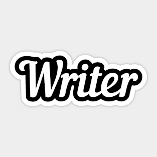 Writer Sticker